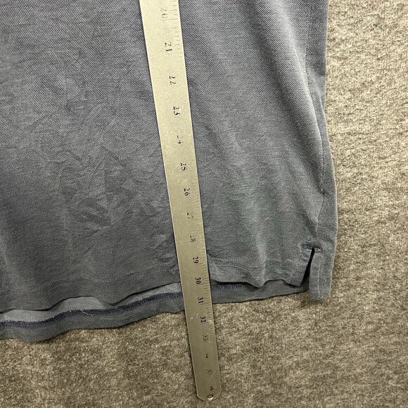 Travis Mathew Shirt Mens XL Short Sleeve Pullover Polo Pima Cotton Blue Golf - Picture 5 of 8